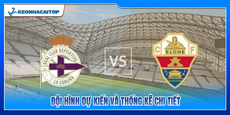 Danh sách thi đấu dự kiến và thông số chi tiết 